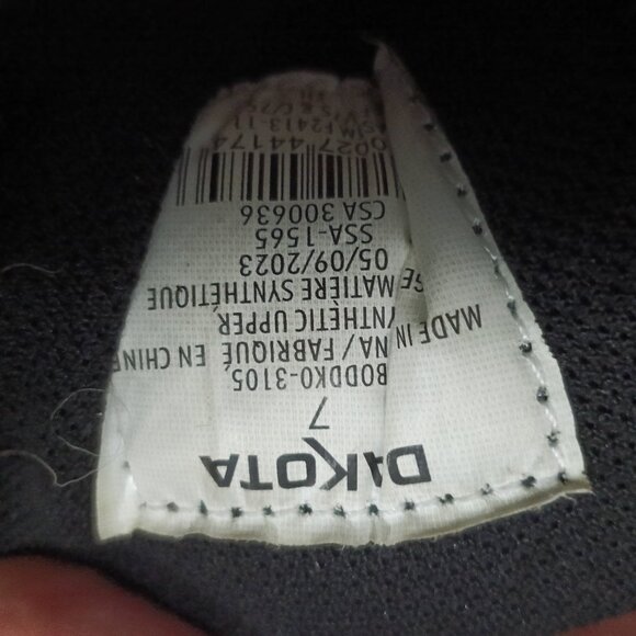 Dakota Workpro Series Men’s Black Protective Work Shoes - Size 7 - Picture 8 of 8